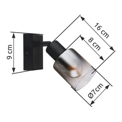 Globo - Προβολέας τοίχου 1xE14/40W/230V