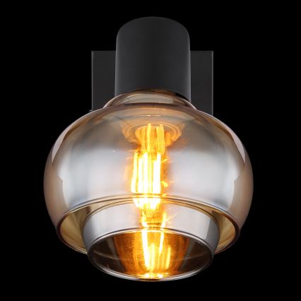 Globo - Επιτοίχιο σποτ φωτιστικό 1xE14/40W/230V μαύρο