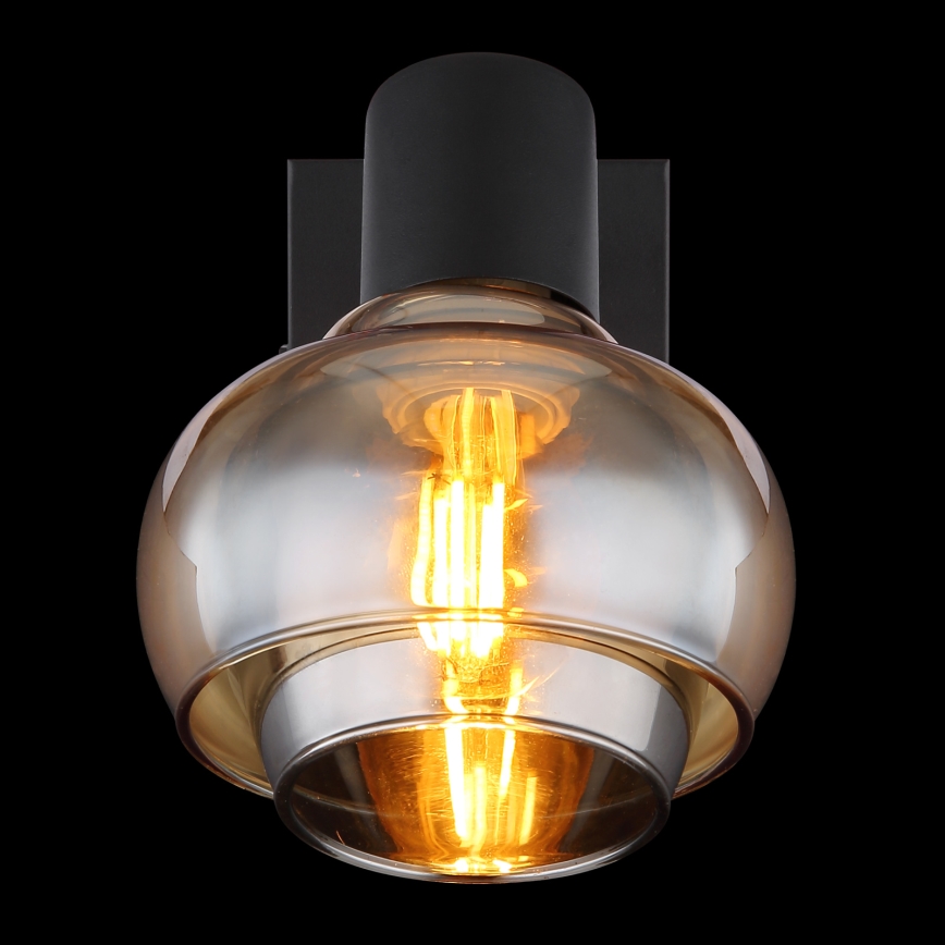 Globo - Επιτοίχιο σποτ φωτιστικό 1xE14/40W/230V μαύρο