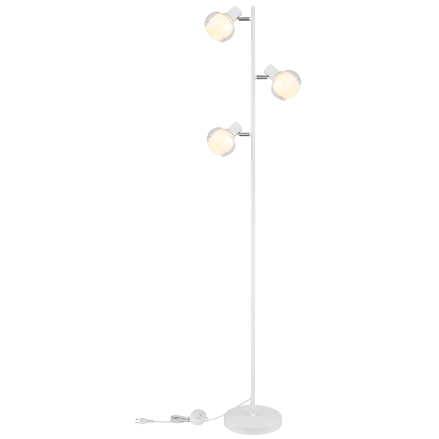 Globo - Επιδαπέδιο φωτιστικό 3xE14/40W/230V λευκό