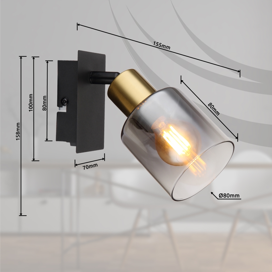 Globo - Προβολέας τοίχου 1xE14/25W/230V