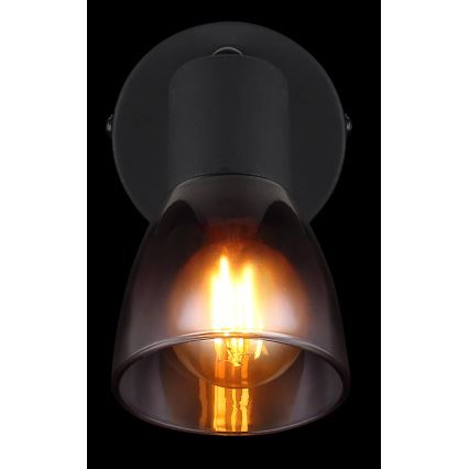 Globo - Σποτ τοίχου 1xE14/25W/230V μαύρο