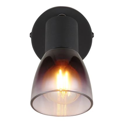 Globo - Σποτ τοίχου 1xE14/25W/230V μαύρο