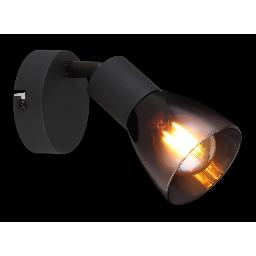 Globo - Σποτ τοίχου 1xE14/25W/230V μαύρο