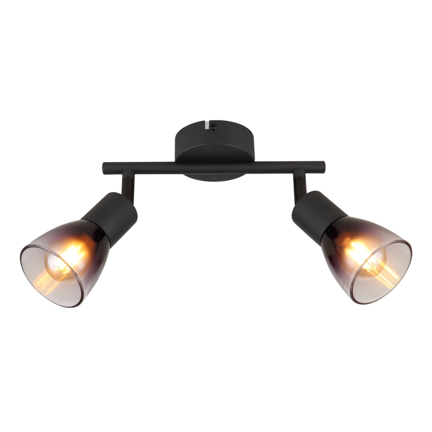 Globo - Φωτιστικό σποτ 2xE14/25W/230V μαύρο