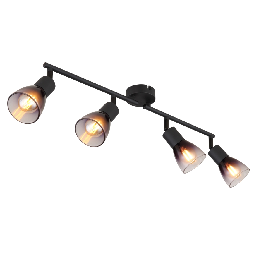 Globo - Φωτιστικό σποτ 4xE14/25W/230V μαύρο