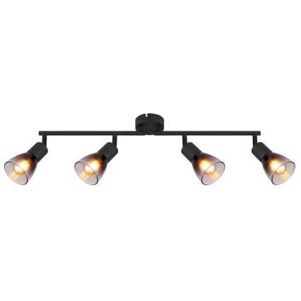 Globo - Φωτιστικό σποτ 4xE14/25W/230V μαύρο