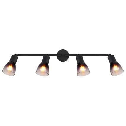 Globo - Φωτιστικό σποτ 4xE14/25W/230V μαύρο