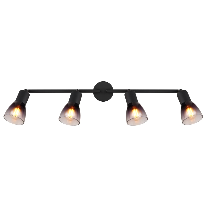 Globo - Φωτιστικό σποτ 4xE14/25W/230V μαύρο