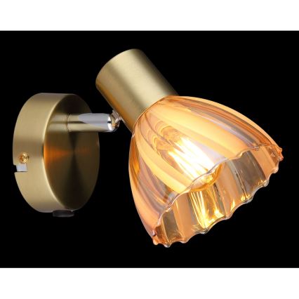 Globo - Σποτ τοίχου 1xE14/40W/230V χρυσό