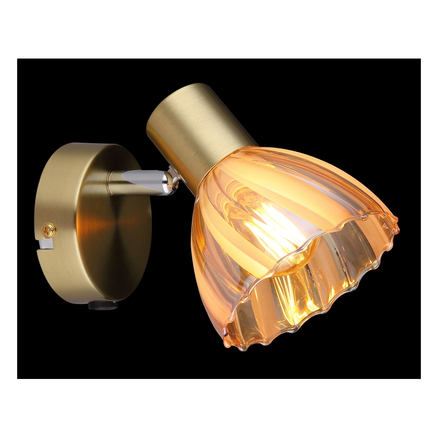 Globo - Σποτ τοίχου 1xE14/40W/230V χρυσό