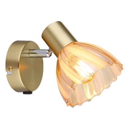 Globo - Σποτ τοίχου 1xE14/40W/230V χρυσό