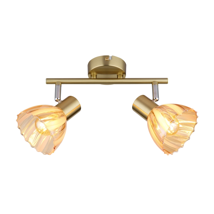 Globo - Φωτιστικό σποτ 2xE14/40W/230V χρυσό