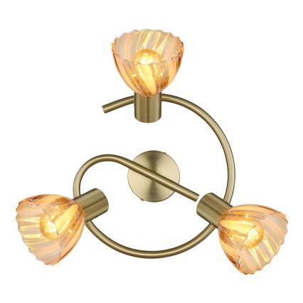 Globo - Φωτιστικό σποτ 3xE14/40W/230V χρυσό