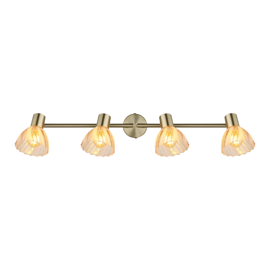 Globo - Φωτιστικό σποτ 4xE14/40W/230V χρυσό