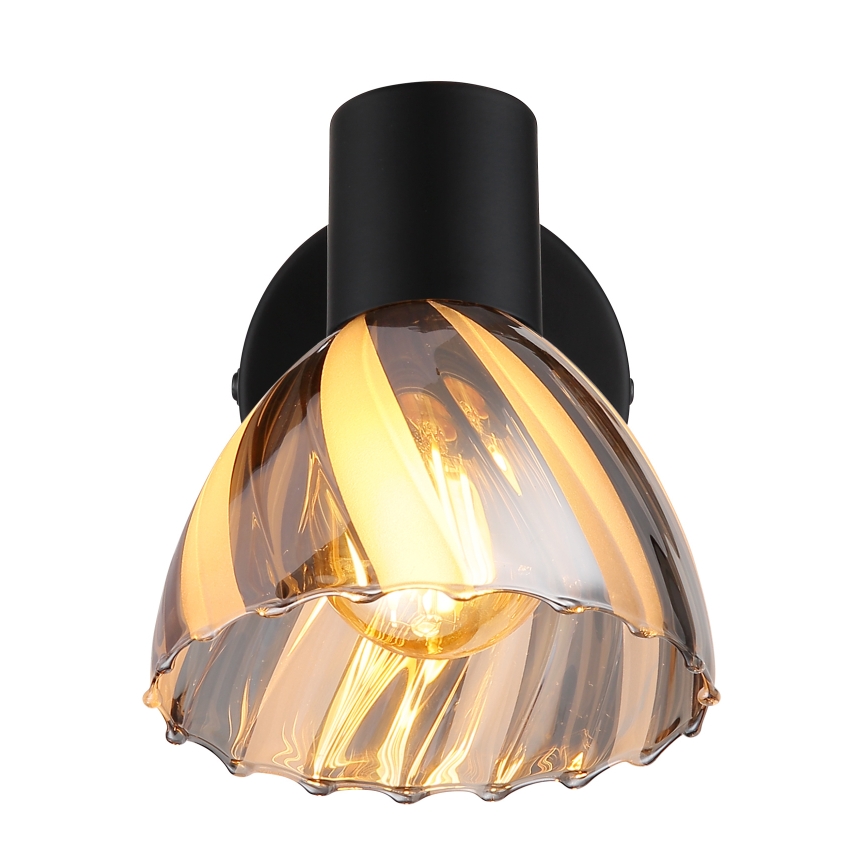 Globo - Σποτ τοίχου 1xE14/40W/230V μαύρο