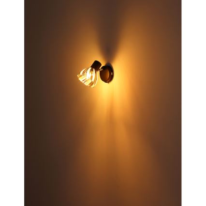 Globo - Σποτ τοίχου 1xE14/40W/230V μαύρο