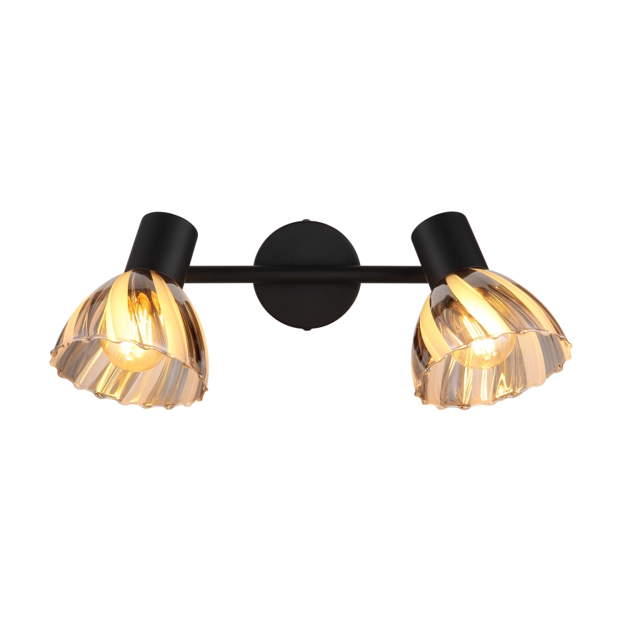 Globo - Φωτιστικό σποτ 2xE14/40W/230V μαύρο
