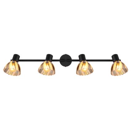 Globo - Φωτιστικό σποτ 4xE14/40W/230V μαύρο