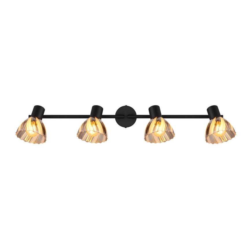 Globo - Φωτιστικό σποτ 4xE14/40W/230V μαύρο