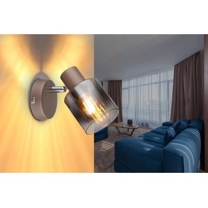 Globo - Επιτοίχιο φωτιστικό σποτ 1xE14/40W/230V