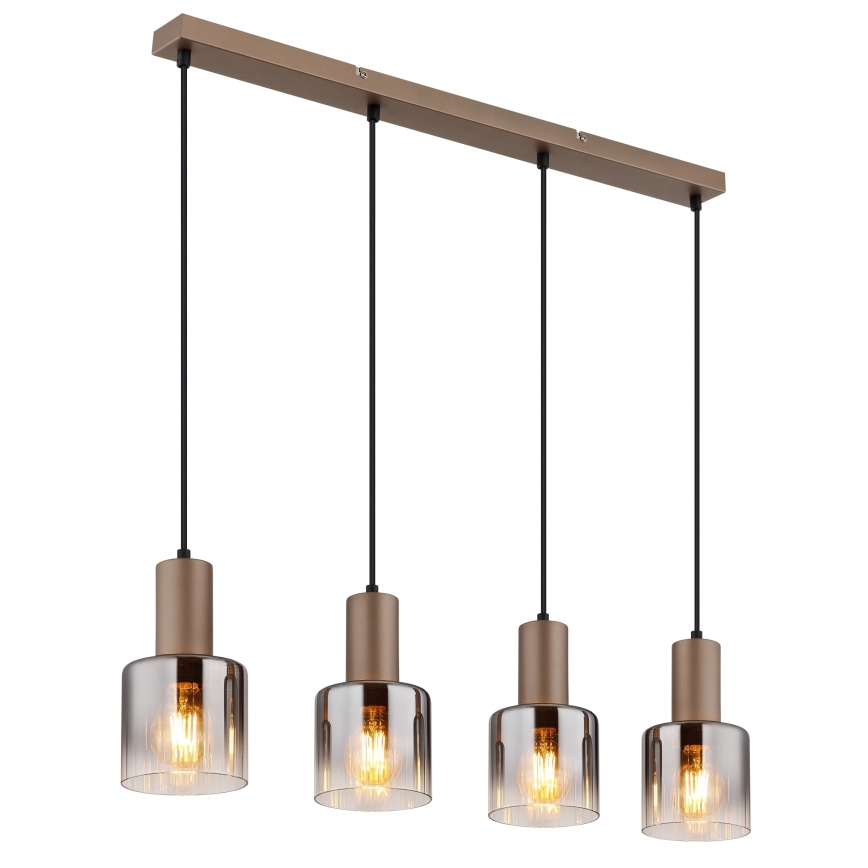 Globo - Κρεμαστό φωτιστικό με καλώδιο 4xE27/40W/230V