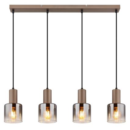 Globo - Κρεμαστό φωτιστικό με καλώδιο 4xE27/40W/230V