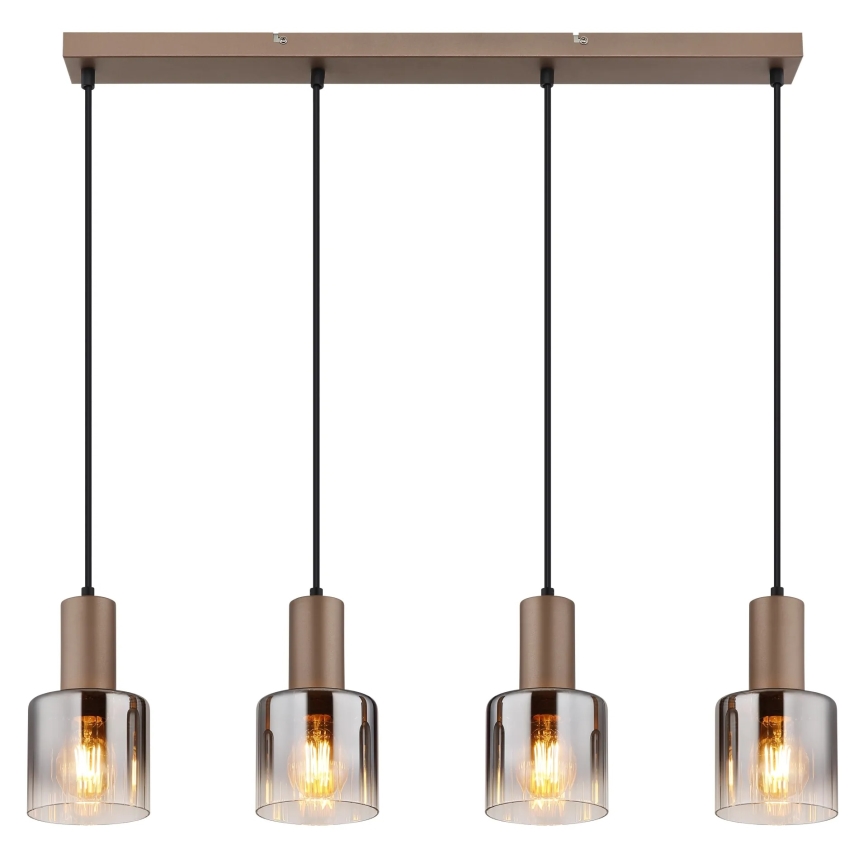 Globo - Κρεμαστό φωτιστικό με καλώδιο 4xE27/40W/230V
