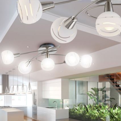 Globo 54341-5O - Φως οροφής 5xE14/40W