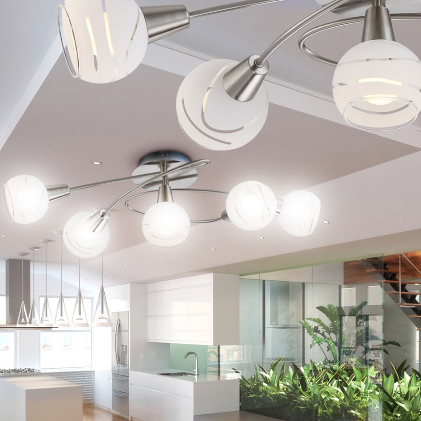 Globo 54341-5O - Φως οροφής 5xE14/40W