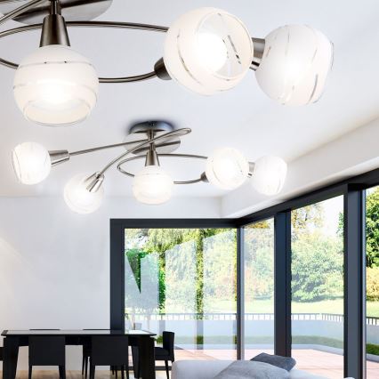 Globo 54341-5O - Φως οροφής 5xE14/40W