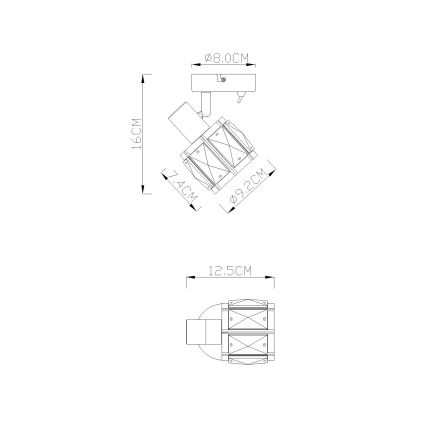 Globo - Προβολέας τοίχου 1xE14/40W/230V