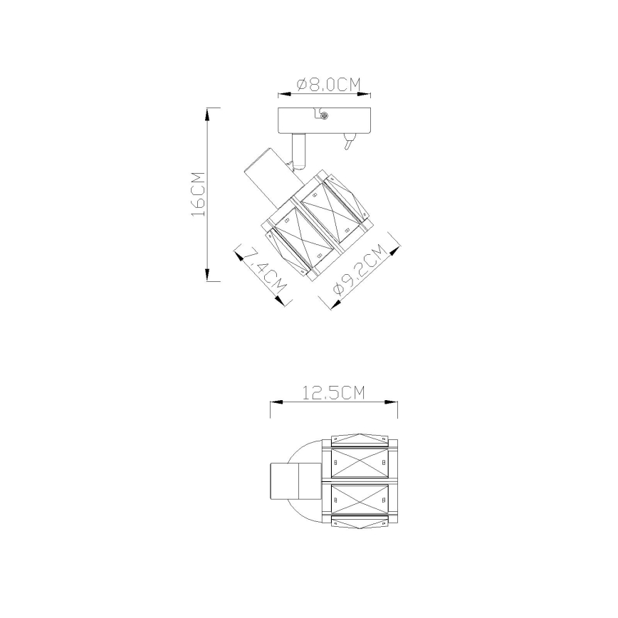 Globo - Προβολέας τοίχου 1xE14/40W/230V