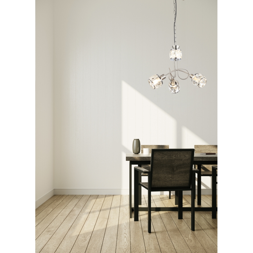 Globo - LED Πολύφωτο σε αλυσίδα 3xE14/40W/230V + LED/5W
