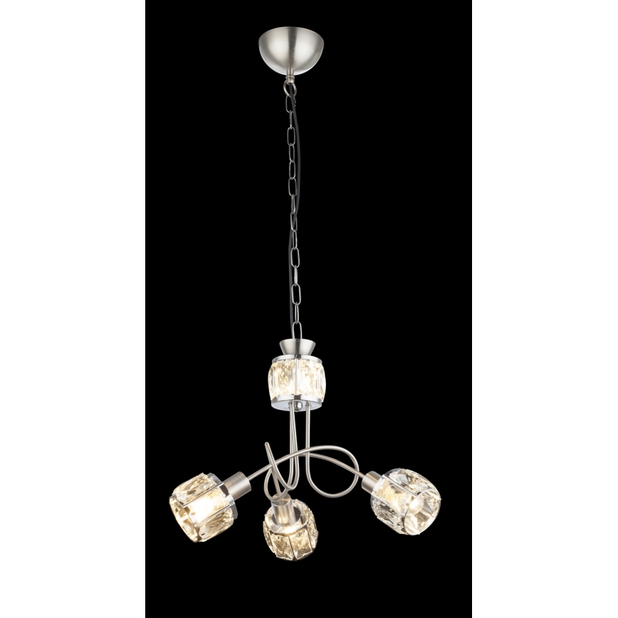 Globo - LED Πολύφωτο σε αλυσίδα 3xE14/40W/230V + LED/5W