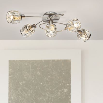 Globo - Πλαφονιέρα οροφής 5xE14/40W/230V