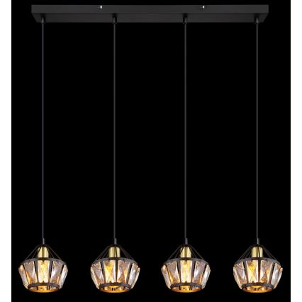 Globo - Κρεμαστό φωτιστικό οροφής ράγα 4xE14/40W/230V