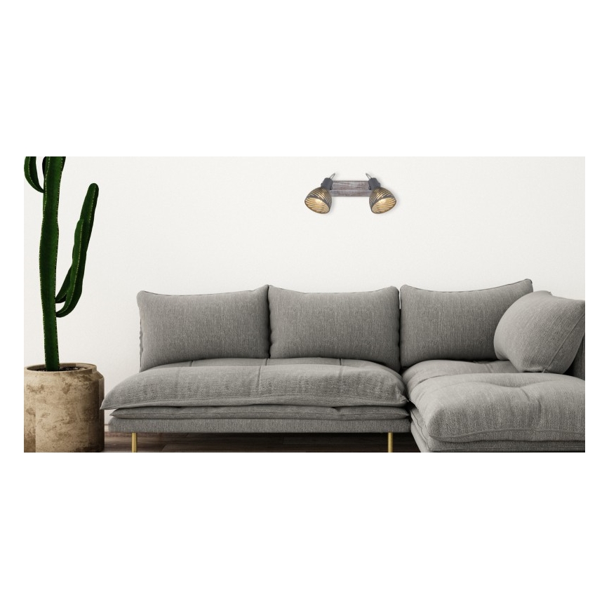 Globo - Φωτιστικό σποτ 2xE27/40W/230V