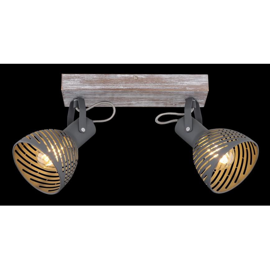 Globo - Φωτιστικό σποτ 2xE27/40W/230V