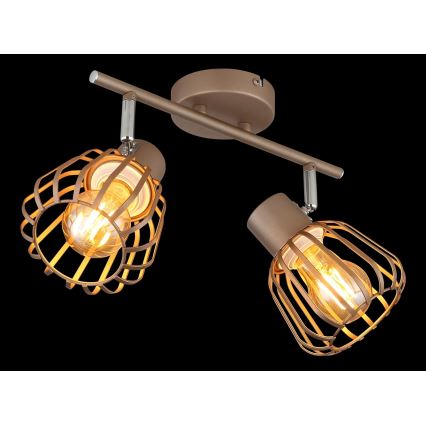 Globo - Φωτιστικό σποτ 2xE27/40W/230V