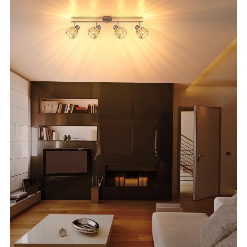 Globo - Σποτ φωτιστικό 4xE27/40W/230V