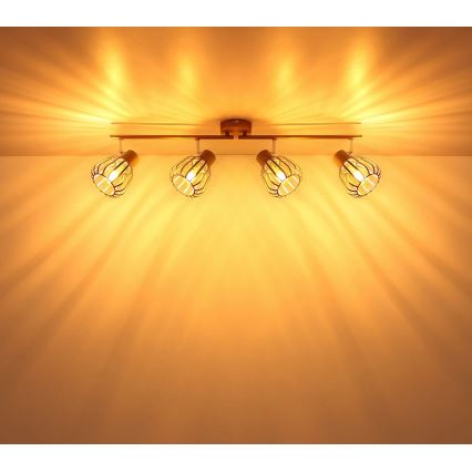 Globo - Σποτ φωτιστικό 4xE27/40W/230V