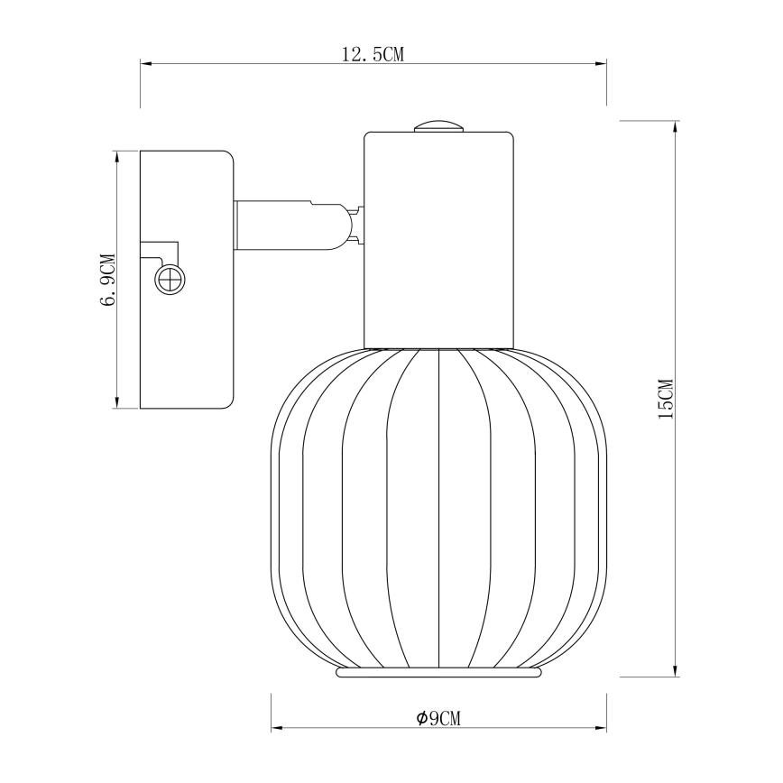 Globo - Προβολέας τοίχου 1xE14/40W/230V