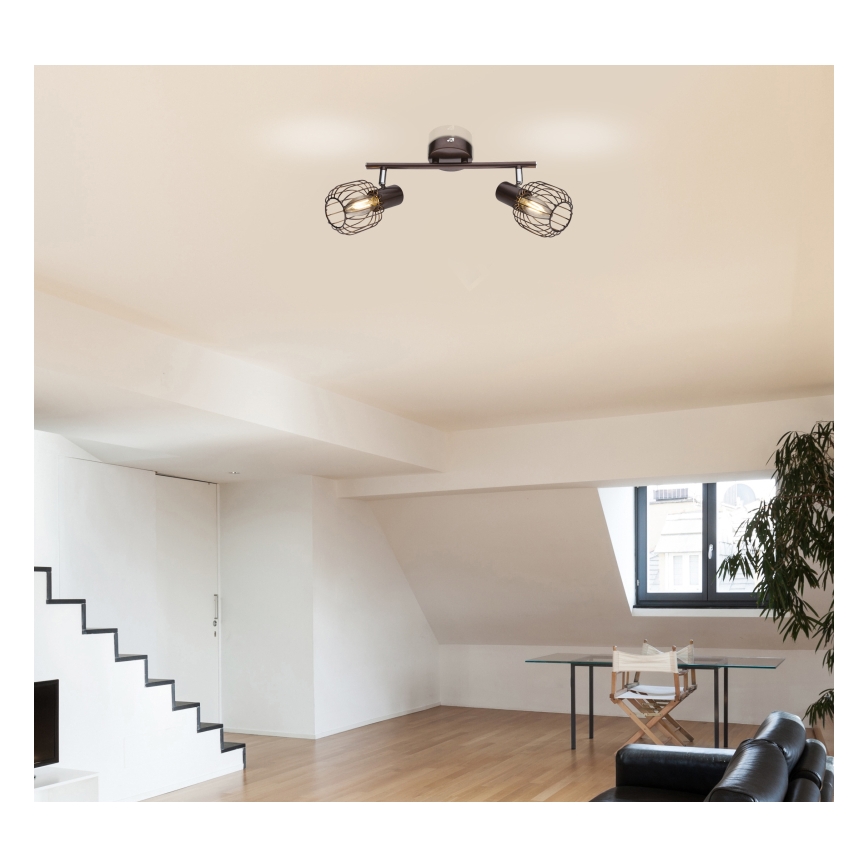 Globo - Φωτιστικό σποτ 2xE14/40W/230V