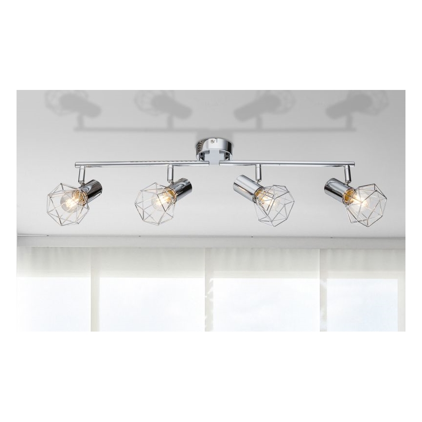 Globo - Φωτιστικό σποτ 4xE14/40W/230V