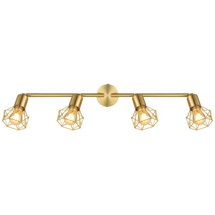 Globo - Φωτιστικό σποτ 4xE14/40W/230V χρυσό