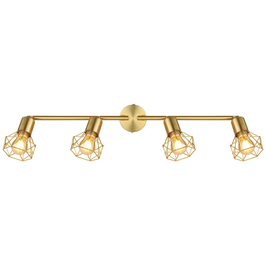 Globo - Φωτιστικό σποτ 4xE14/40W/230V χρυσό