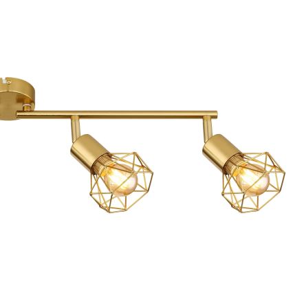 Globo - Φωτιστικό σποτ 4xE14/40W/230V χρυσό