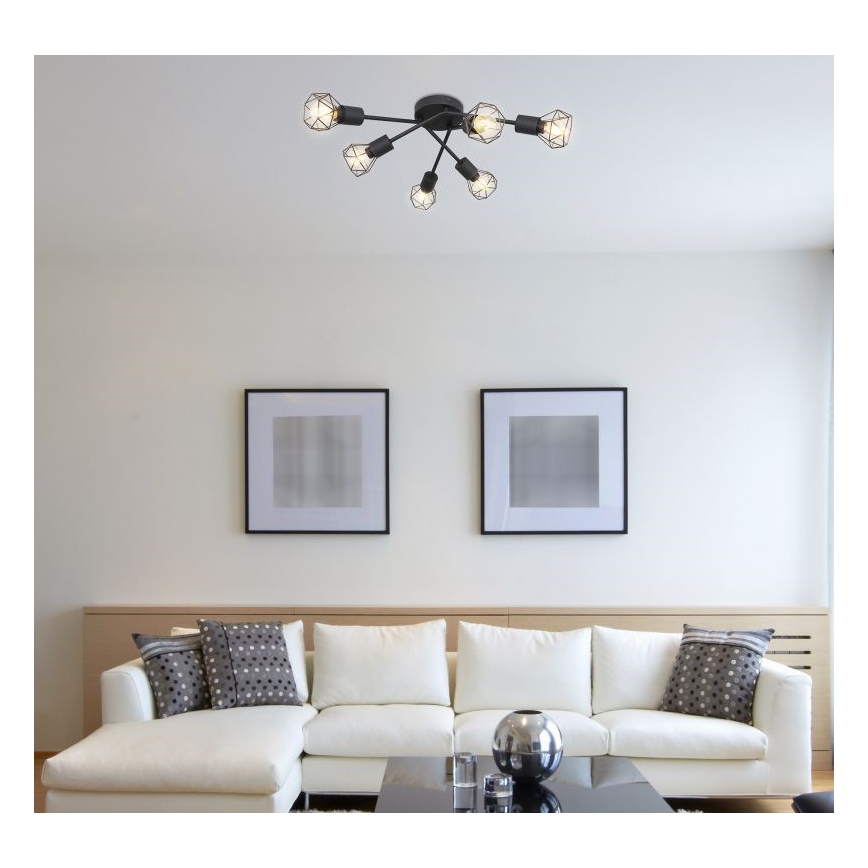 Globo - Συνδεδεμένο πολύφωτο 6xE14/40W/230V