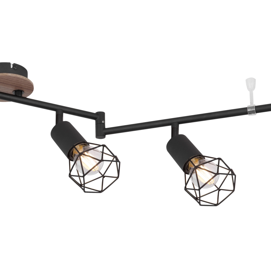 Globo - Φωτιστικό σποτ 6xE14/40W/230V μαύρο/καφέ
